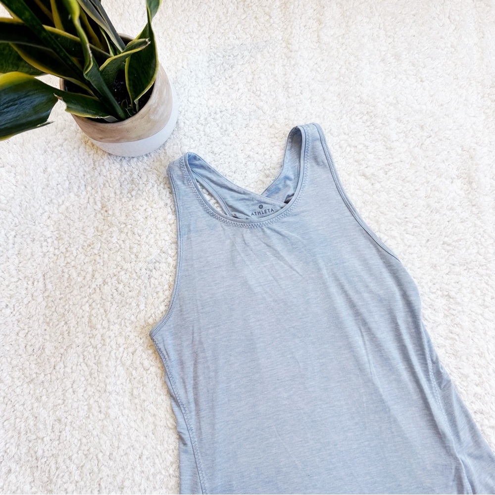 Blue Athleta tank top